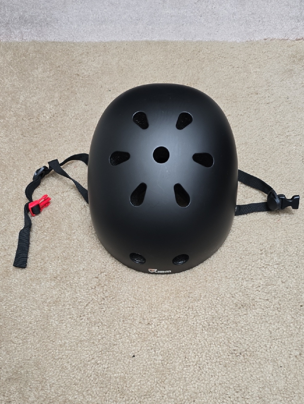 JBM Matte Black Multi-Vent Skate Helmet - Size L